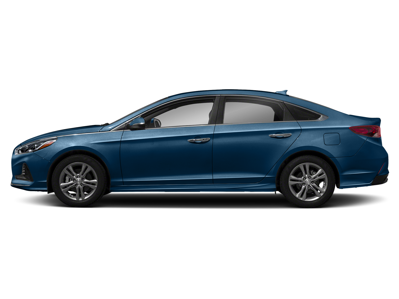 2019 Hyundai Sonata — rear three-quarter view