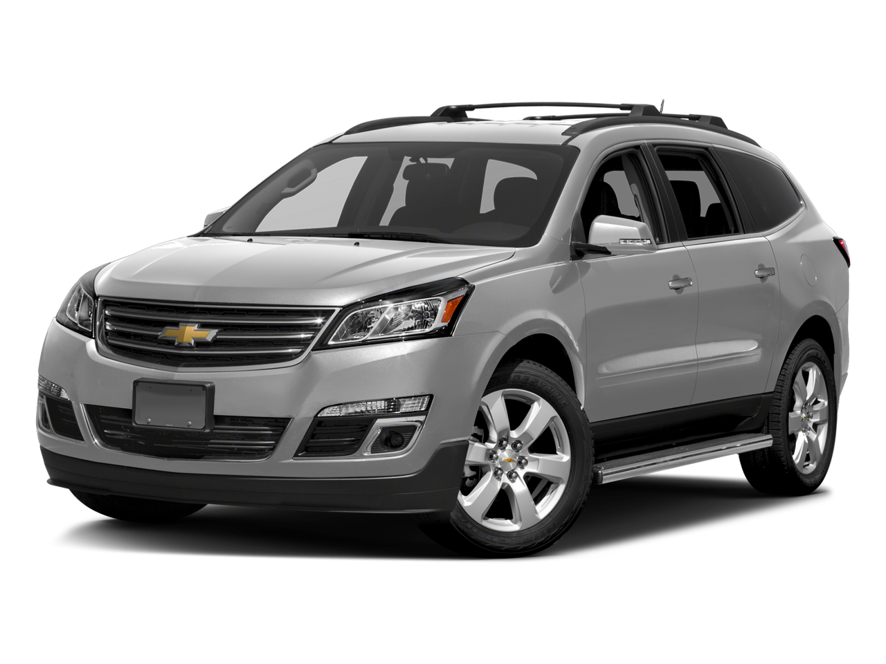 2017 Chevrolet Traverse LT in Silver Ice Metallic — front three-quarter view