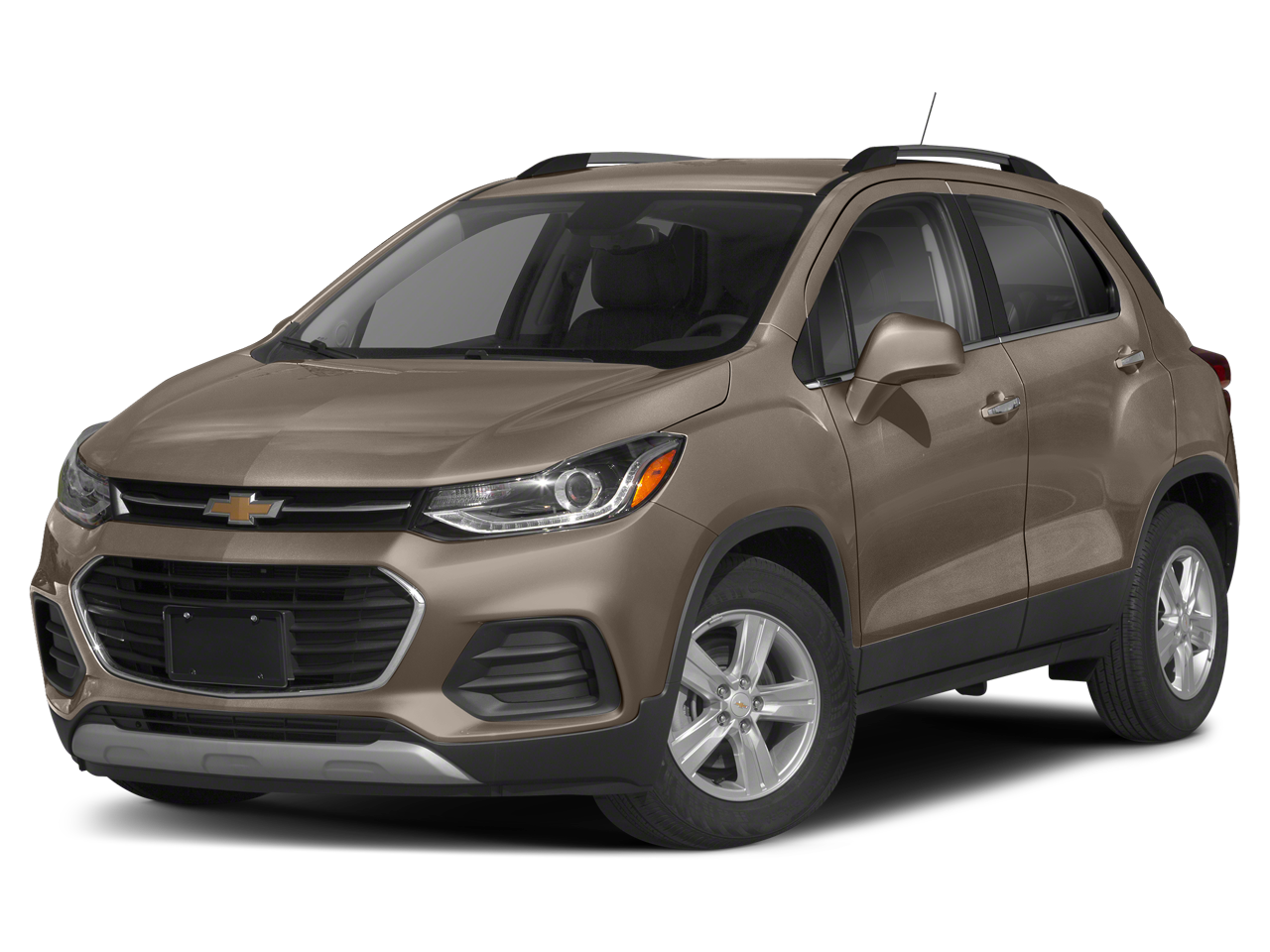 2022 Chevrolet Trax LT in Stone Gray Metallic — front three-quarter view
