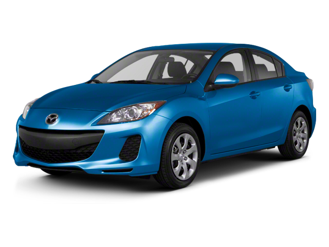 2012 Mazda Mazda3 i Touring in Sky Blue Mica — front three-quarter view