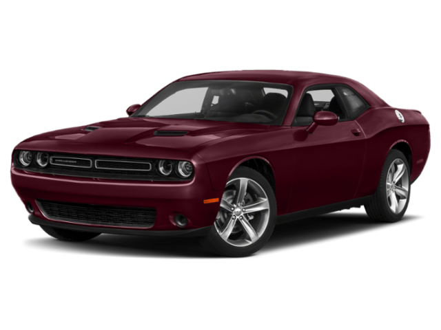 2018 Dodge Challenger SXT in Octane Red Pearlcoat — front three-quarter view