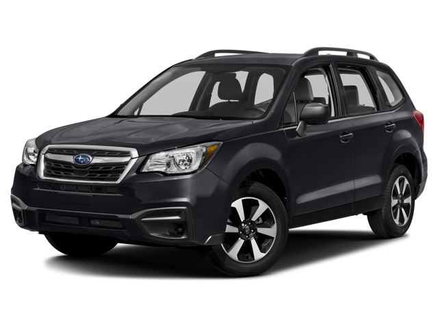 2018 Subaru Forester 2.5i Sport Utility 4D in Dark Gray Metallic — front three-quarter view