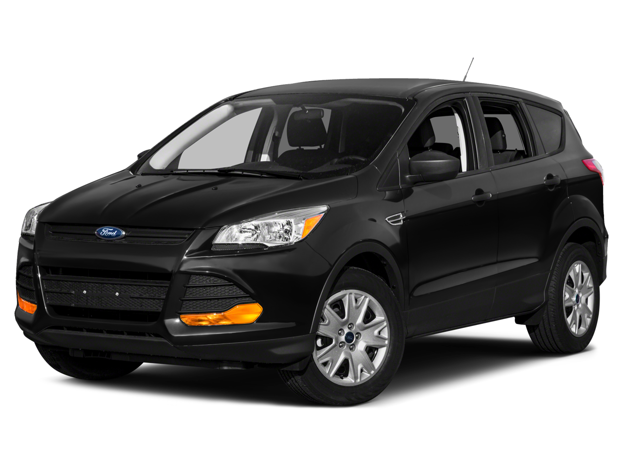 2015 Ford Escape SE in White — front three-quarter view
