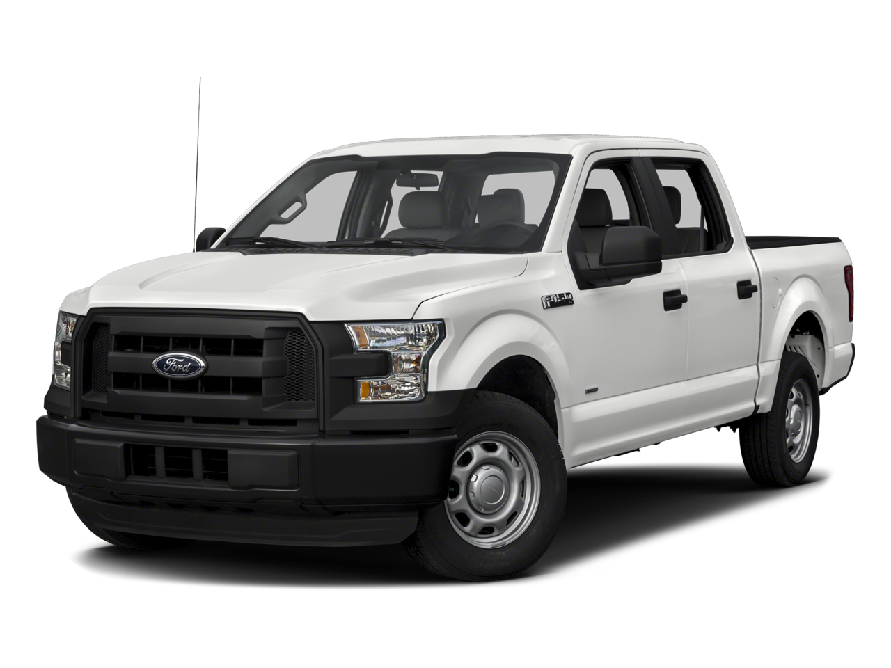 2017 Ford F-150 XL Pickup 4D 5 1/2 ft in White — front three-quarter view