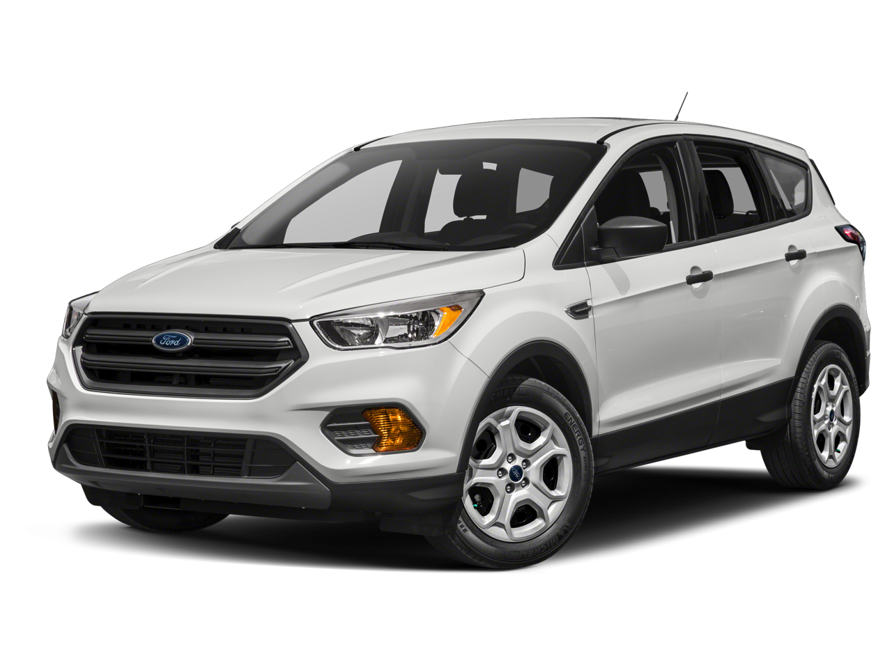 2018 Ford Escape SE in Black — front three-quarter view