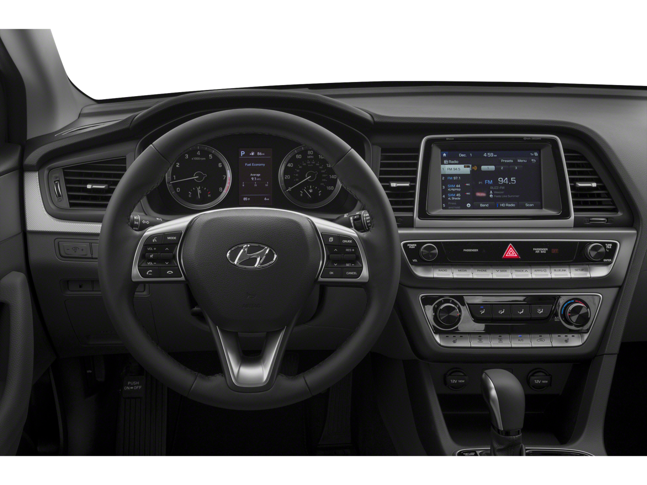 2019 Hyundai Sonata — interior view